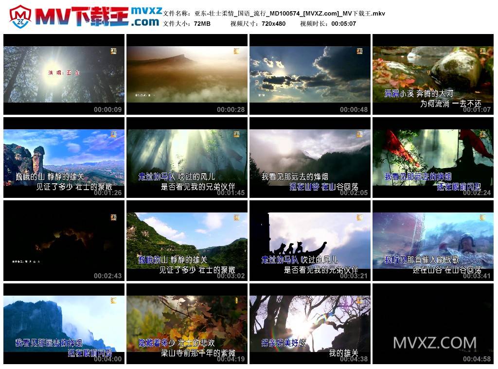 亚东-壮士柔情_国语_流行_MD100574